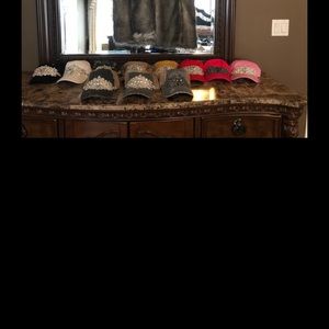 Beautiful bling caps pick color